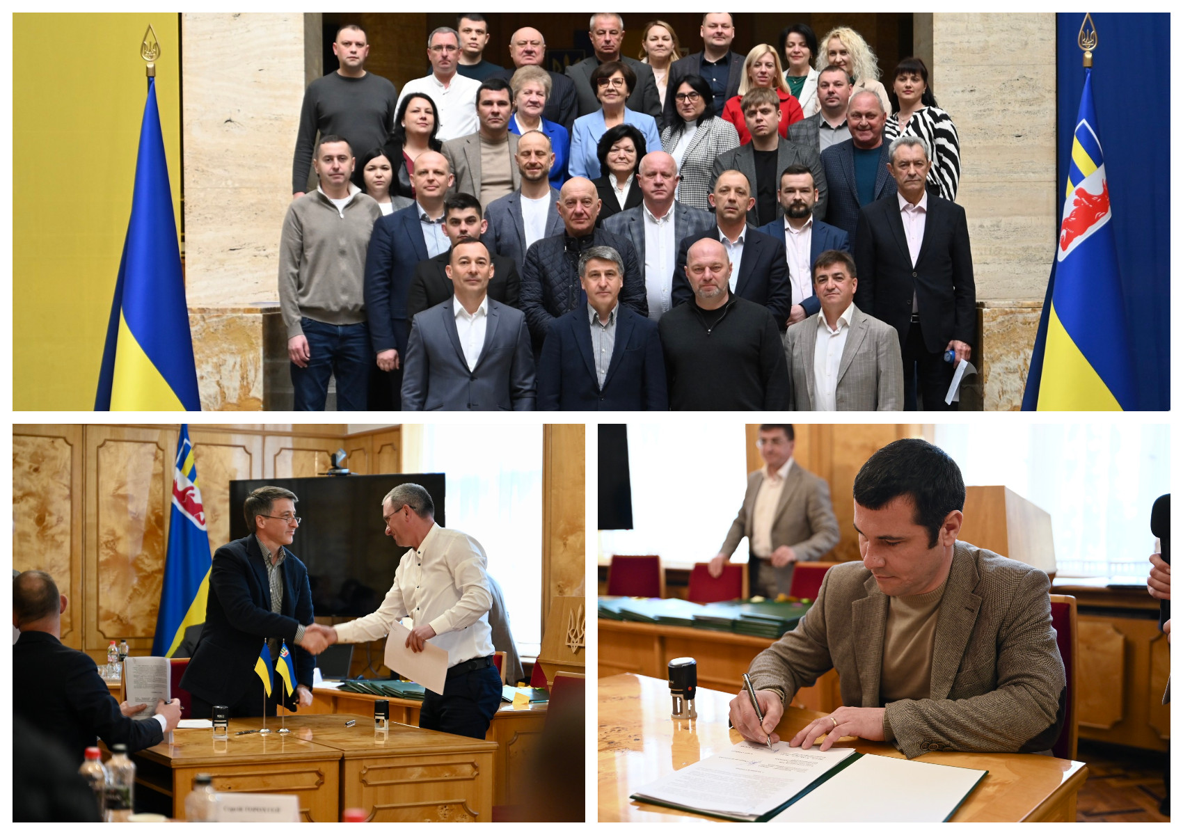 Синергія влади, освіти і бізнесу заради майбутнього закарпатської молоді і розвитку краю: в ОВА підписали тристоронні меморандуми про співпрацю