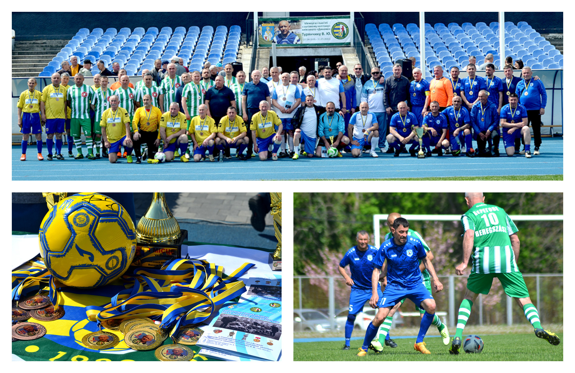 У Мукачеві відбувся V Меморіальний турнір із футболу серед ветеранів 50+ пам’яті Василя Турянчика