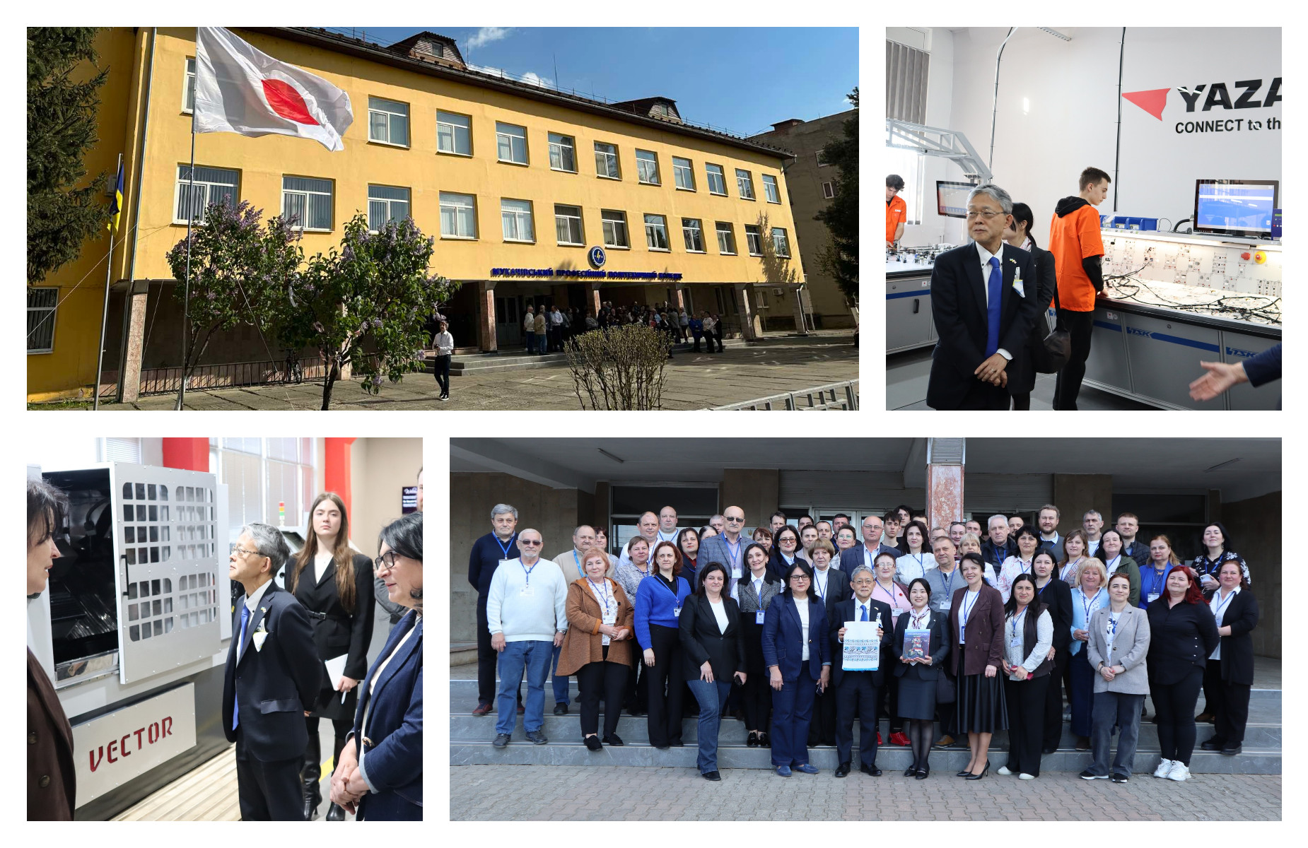 У межах робочого візиту Мукачівський професійний політехнічний коледж відвідав Надзвичайний і Повноважний Посол Японії в Україні Масаші Накаґоме