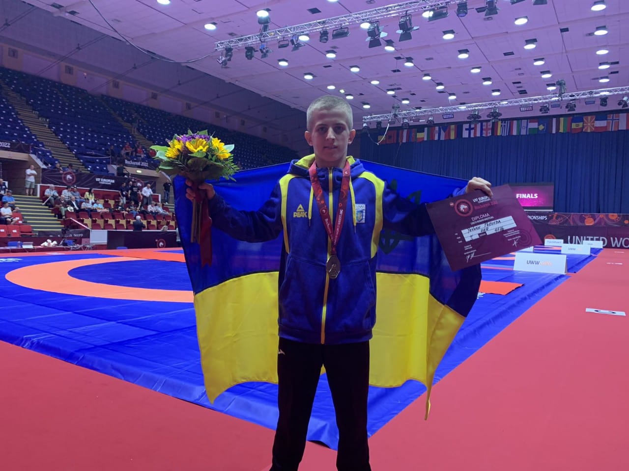 Закарпатець Євген ПОКОВБА виборов золото на Чемпіонаті Європи з греко-римської боротьби U17