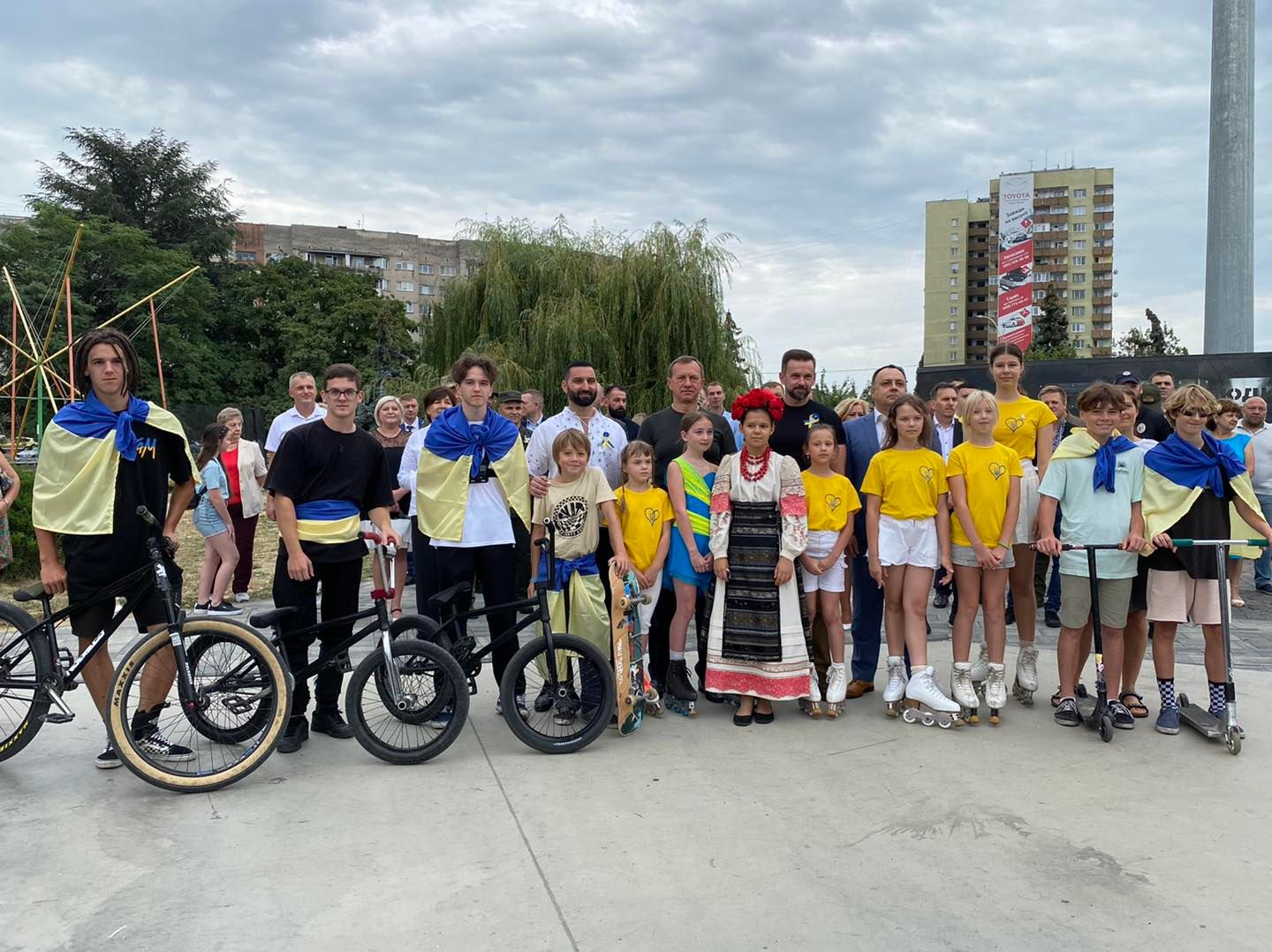В обласному центрі Закарпаття відзначили День Української Державності